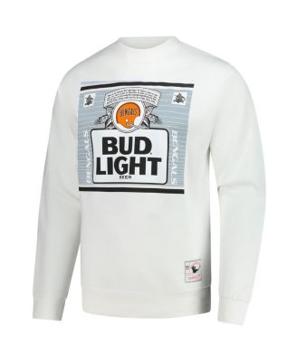 x Bud Light Men's White Cincinnati Bengals The Crest Pullover Sweatshirt