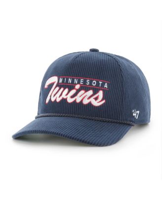 Men's Navy Minnesota Twins Corduroy Hitch Adjustable Hat