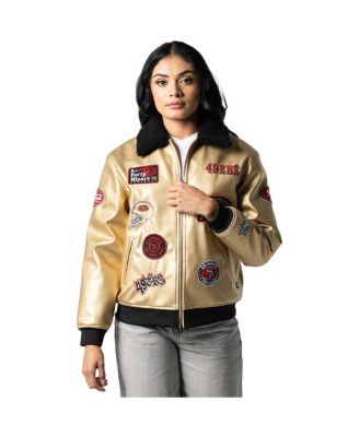 Men's and Women's Gold San Francisco 49ers Full-Zip Jacket
