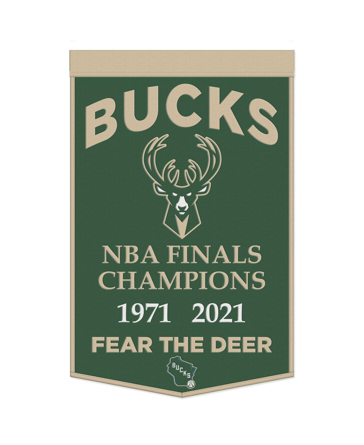 Milwaukee Bucks 24" x 38" Championship Banner