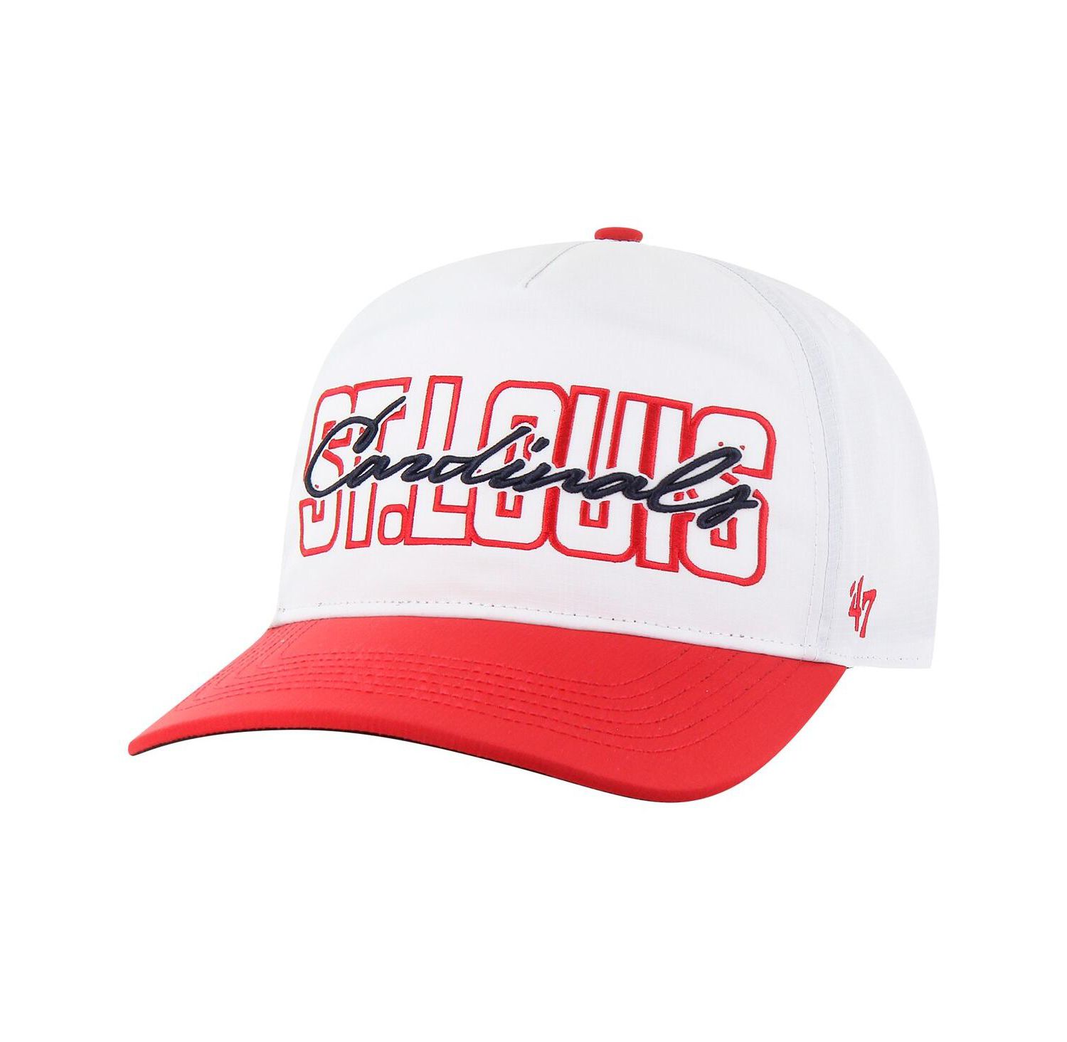 Men's White St. Louis Cardinals Lineman Hitch Adjustable Hat