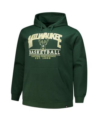Men's Hunter Green Milwaukee Bucks Good Call Headline Pullover Hoodie