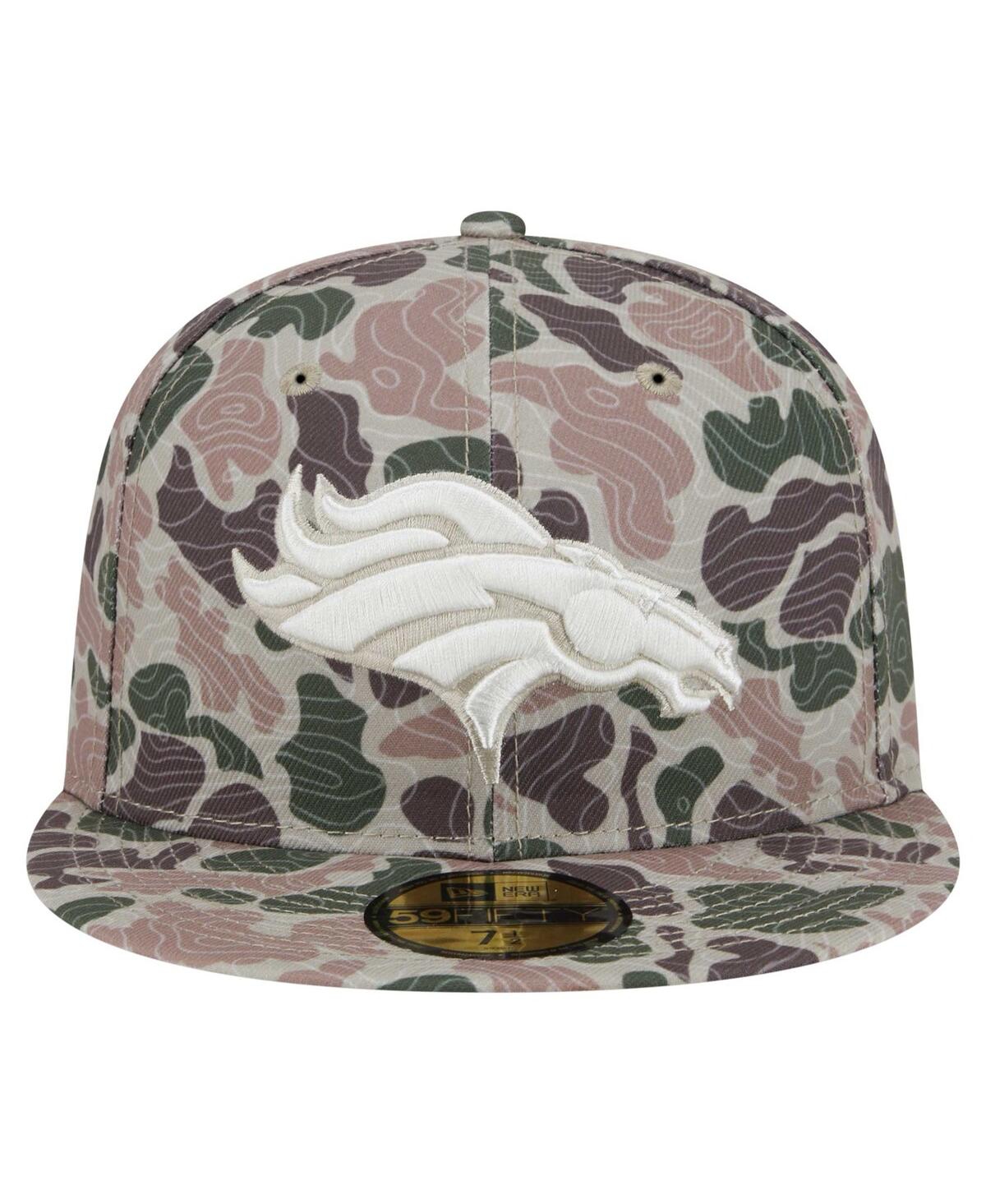 Shop New Era Men's Camo Denver Broncos Geo 59fifty Fitted Hat