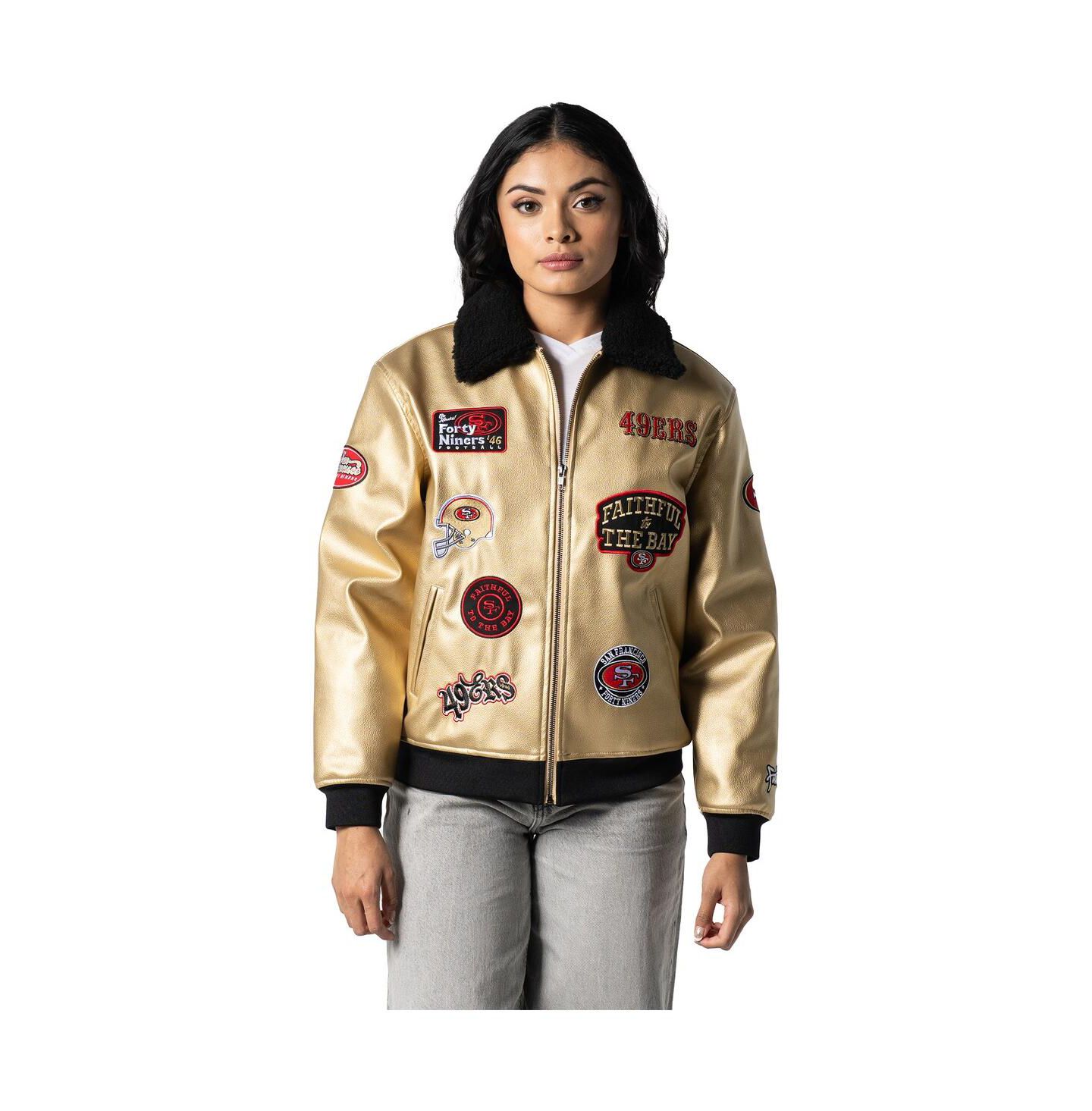 Женская куртка The Wild Collective and Gold San Francisco 49ers Full-Zip — фото 1