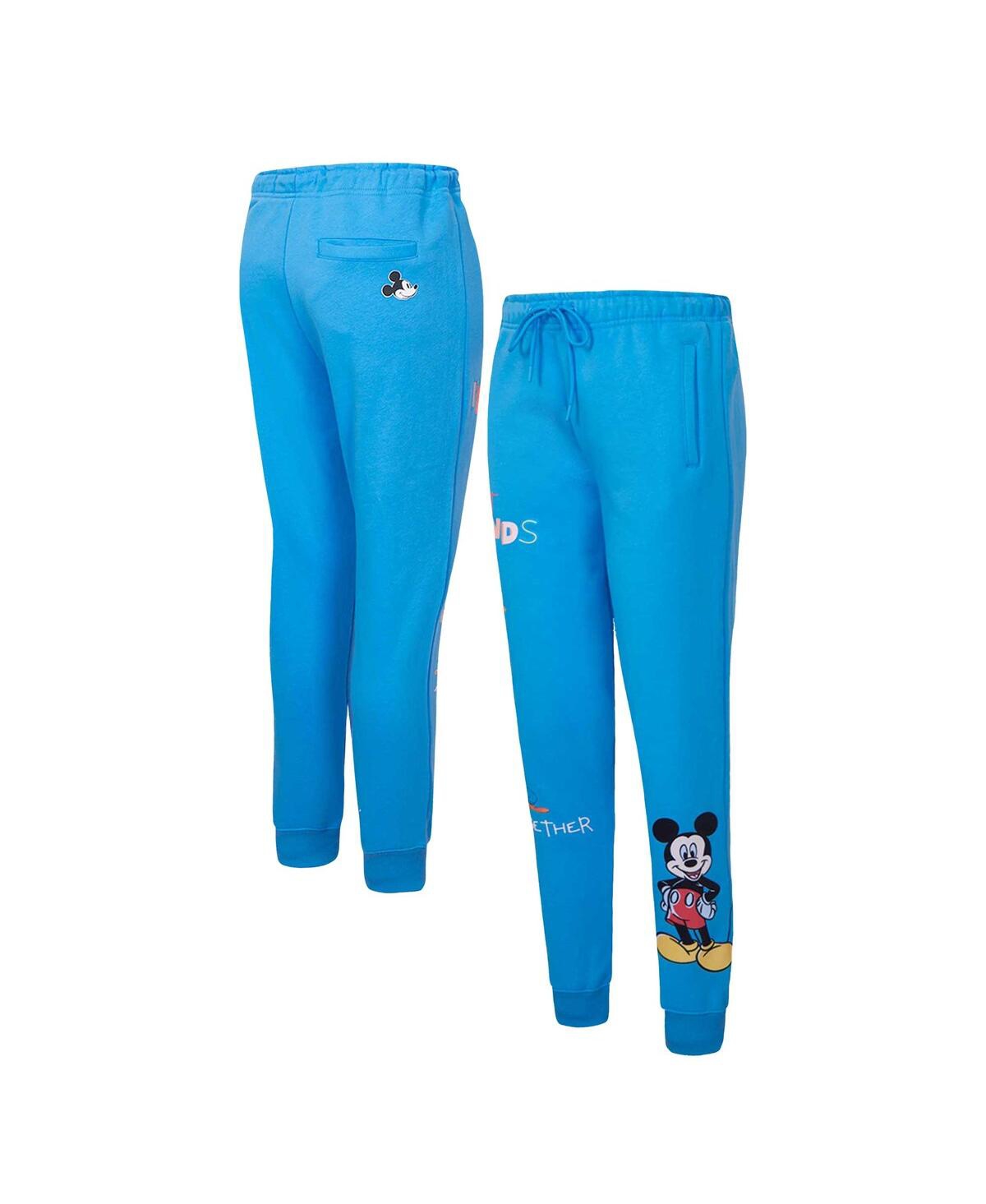 Women's Blue Mickey Friends Always Together Fleece Jogger - Blue