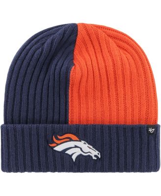 '47 Brand - Men's Navy Denver Broncos Fracture Cuffed Knit Hat