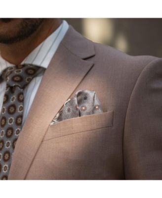 Men's Pascal - Double Sided Silk Pocket Square for Men