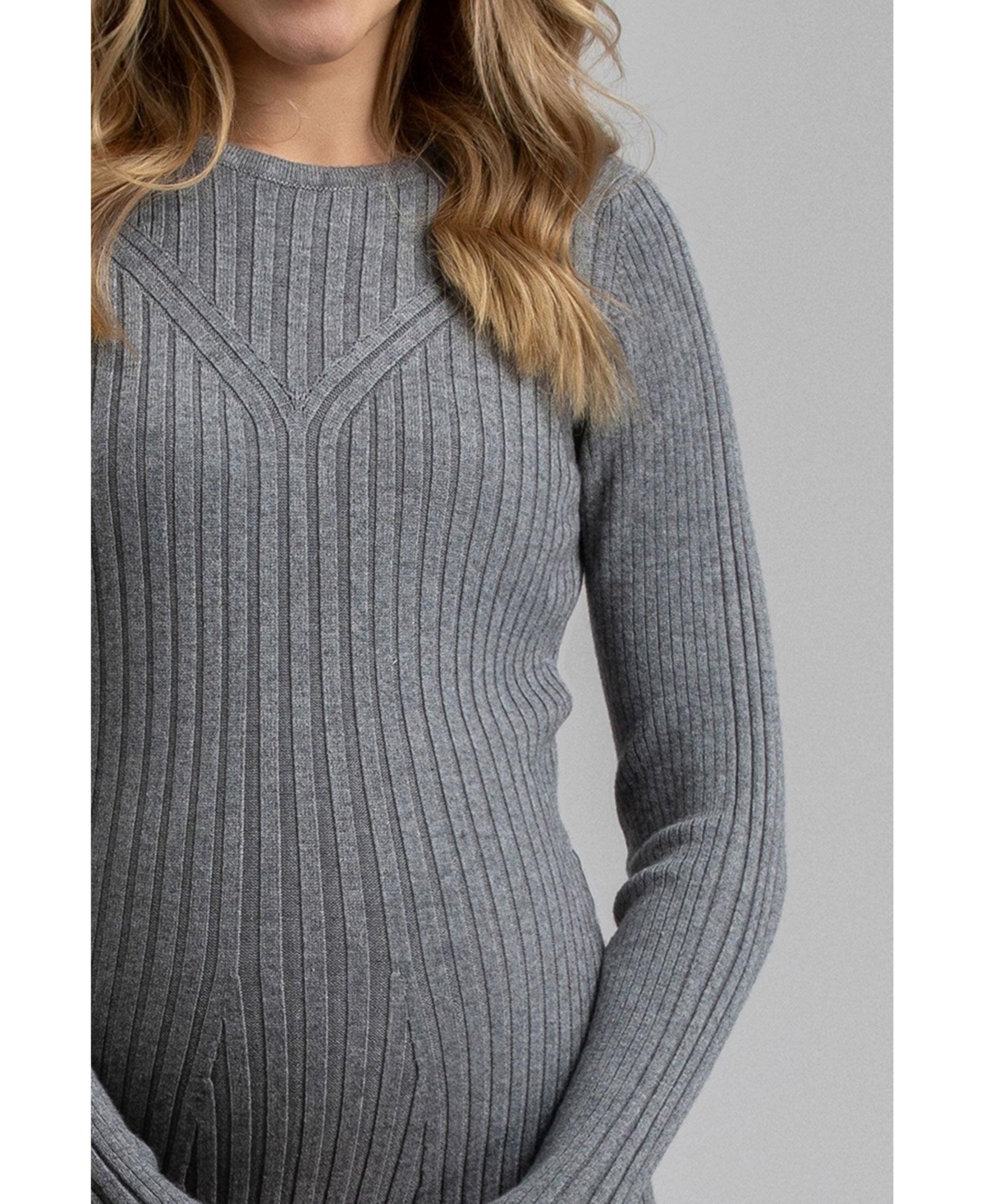 Pietro Brunelli Maternity Women's Dress Gemma In Antrachite Mel