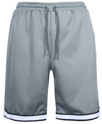 Men's Premium Active Moisture Wicking Workout Mesh Shorts with Trim