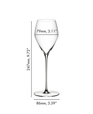 Veloce Champagne Glasses, Set of 2