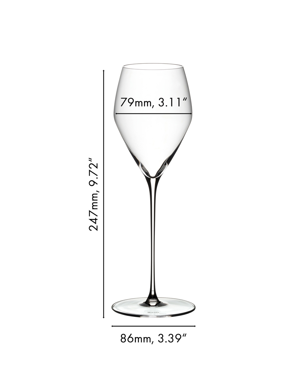 Riedel Veloce Champagne Glasses, Set Of 2 In Clear