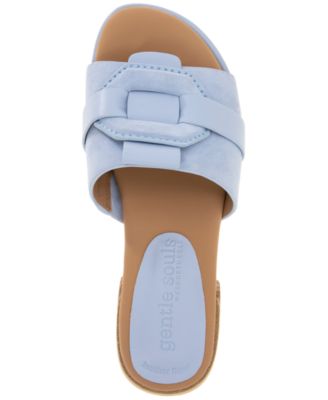 Women's Hudson Mixed-Media Flat Sandals