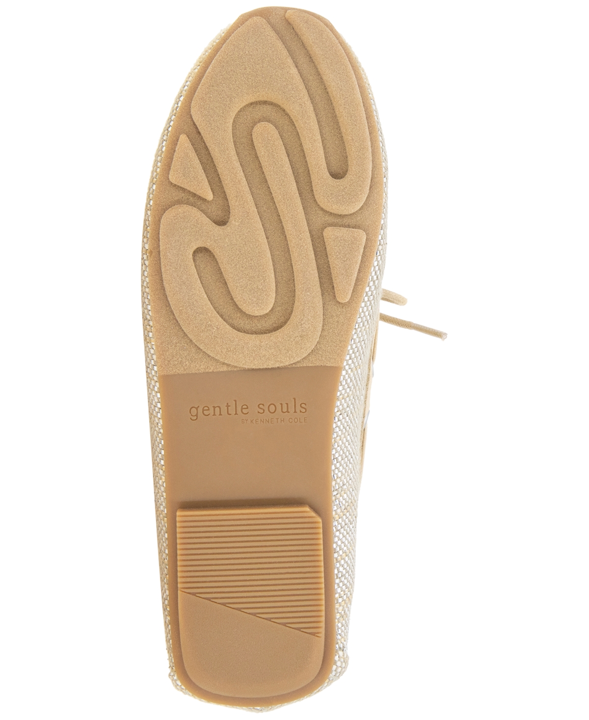 Gentle Souls - Marina Metallic Fabric Boat Shoe In Matte Gold