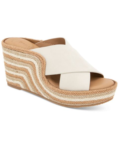 Женские сандалии Gentle Souls Porto Wedge, цвет: Серо-бежевый