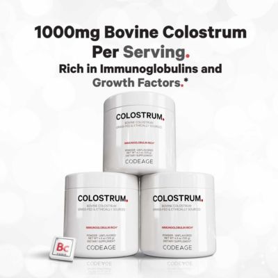 Bovine Colostrum Powder Supplement 4-Month Supply, 1000mg per Serving, Grass-Fed Ethically Sourced, Immunoglobulin-Rich Prized First Milk, Cold-Chain Pasteurized, Agglomerated, Non-GMO, 4.3 OZ