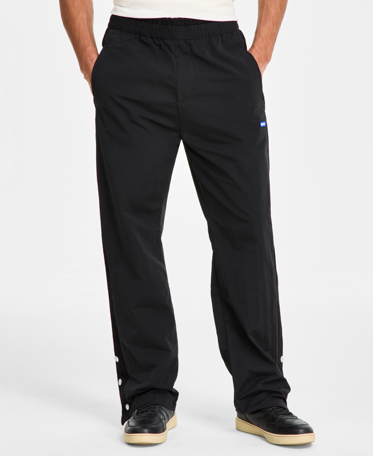 Hugo Boss Hugo By  Men's Baggy-fit Casual Trousers In Black