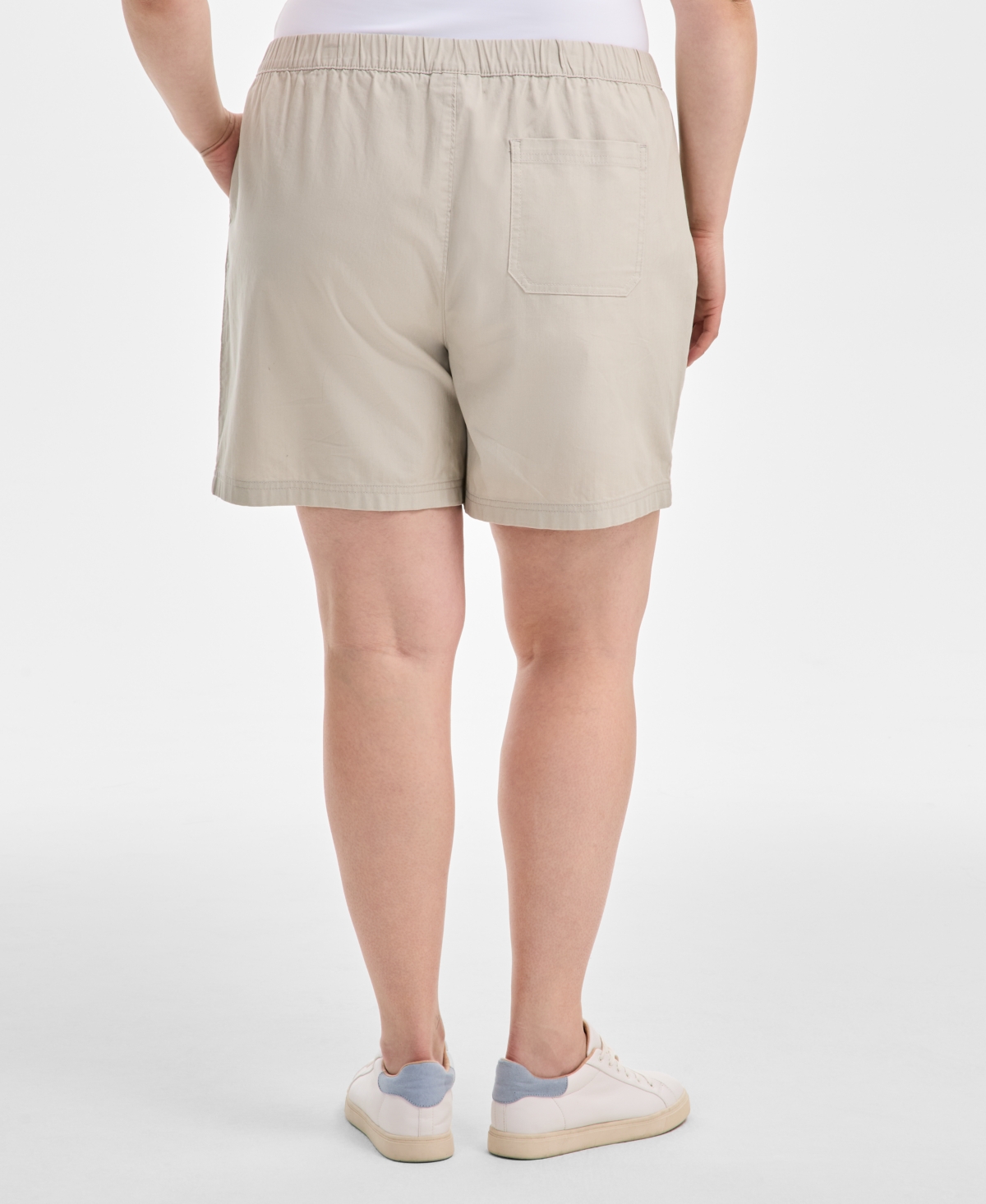 STYLE & CO PLUS SIZE PULL-ON SHORTS, EXCLUSIVELY AT MACY'S 