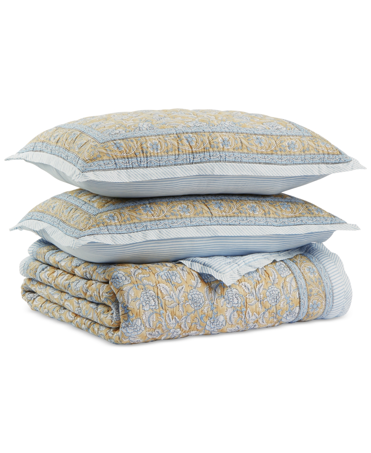 Charter Club Nadia 2-pc. Quilt Set, Twin, Exclusively At Macy's In Ochre