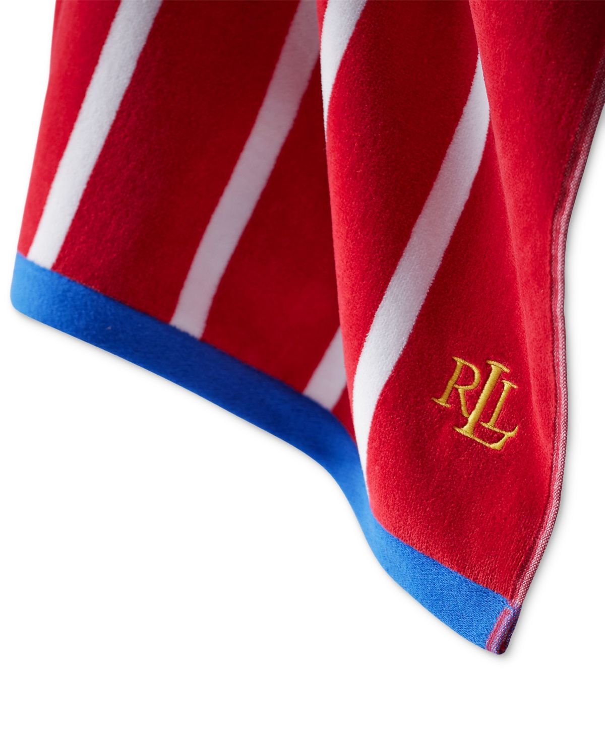 RALPH LAUREN THEO COTTON BEACH TOWEL, 66" X 35" 