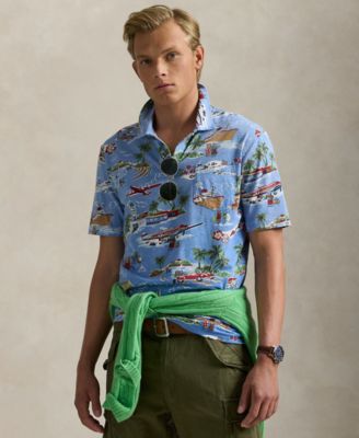 Polo Ralph Lauren - Men's Standard-Fit Bear Linen-Cotton Polo