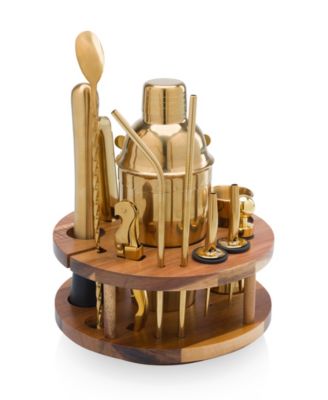 Carousel Lazy Susan Bar Tool Set, 12 Piece