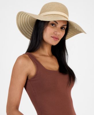 I.N.C. International Concepts Stripe-Brim Floppy Hat with  display picture 3