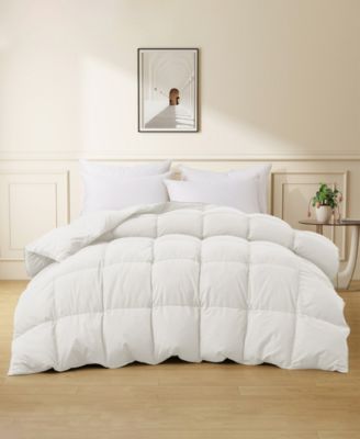 Extra Warmth 360 Thread Count Down Feather Comforter, King