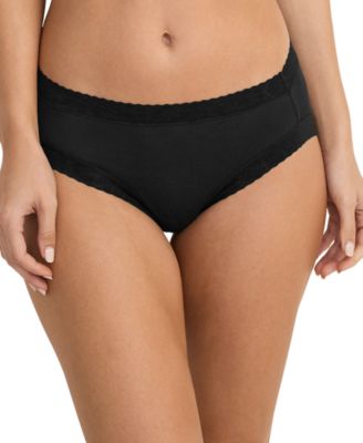 Women's High-Cut Lace Trimmed Brief Underwear 4611