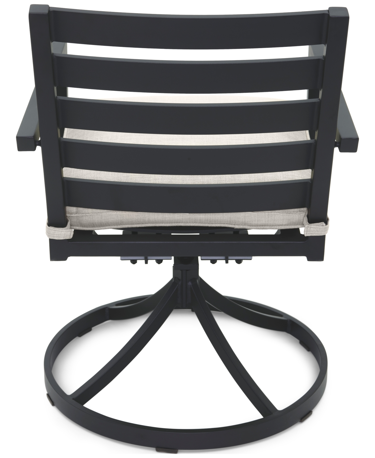Agio Astaire Outdoor 7-pc Dining Set (84x42" Table + 4 Dining Chairs + 2 Swivel Chairs), Created For Macy In Pearl White