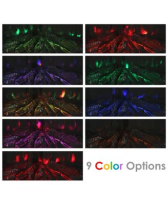 Cozy Warmth Indoor Electric Fireplace Insert - Modern Horizontal Recessed Mount - 9 Color Options for Flames