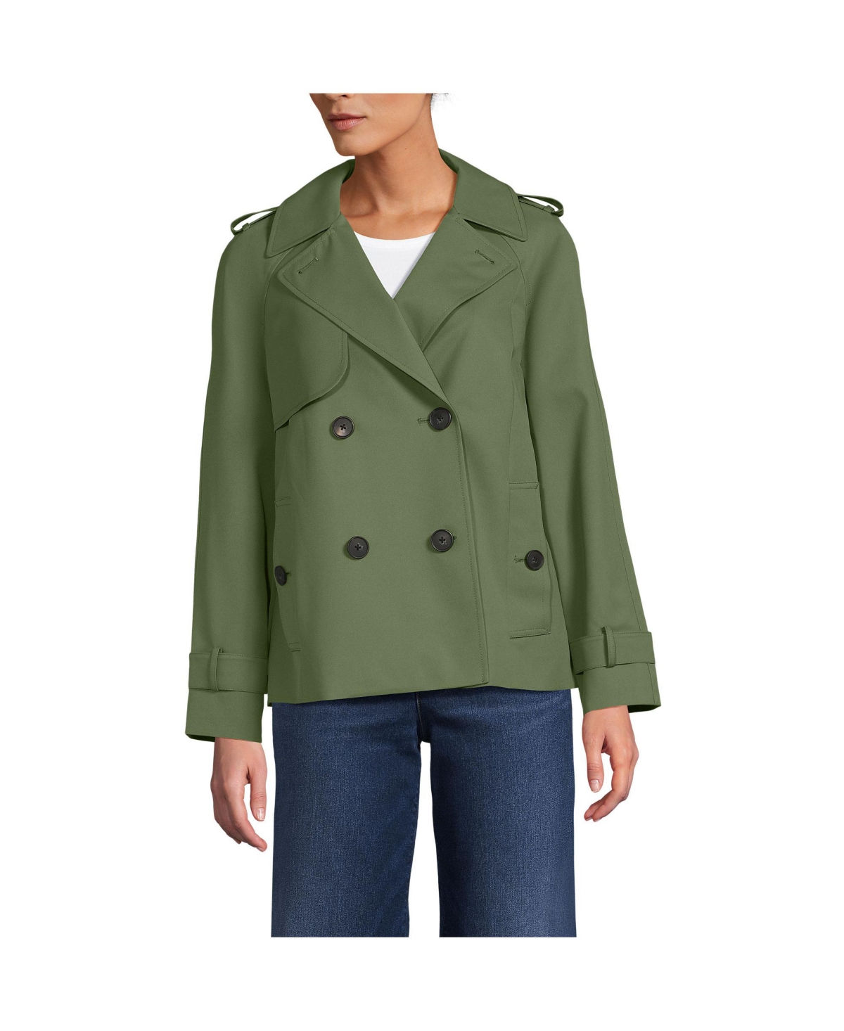Women's Trench Rain Jacket - Champagne