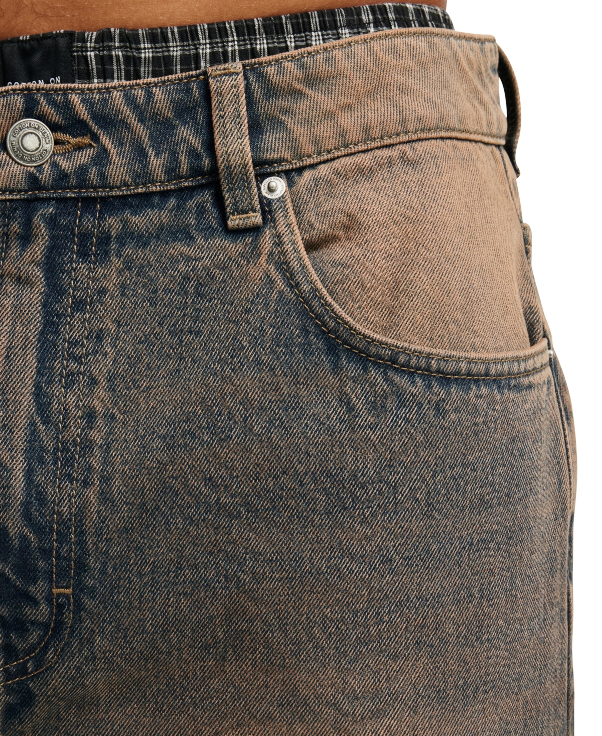 COTTON ON MEN'S SUPER BAGGY JORT SHORTS 