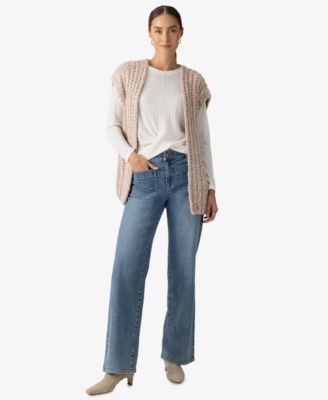 Sanctuary - Women's Chunky Open-Front Sweater Vest
