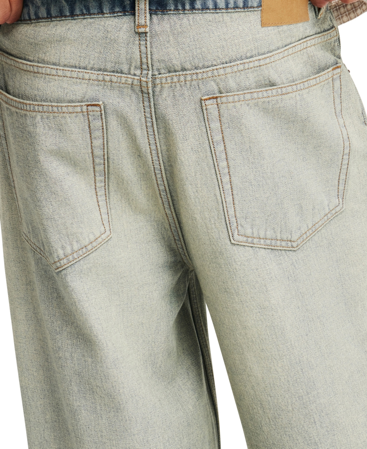 COTTON ON MEN'S SUPER BAGGY REVERSE JEAN 