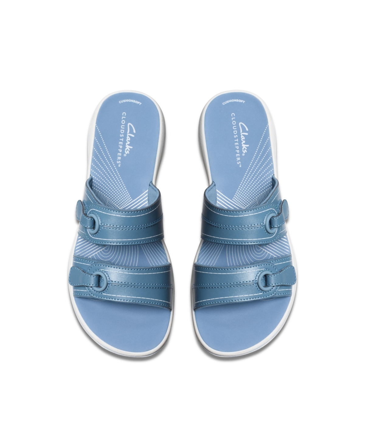 Clarks Cloudsteppers Women's Breeze Maye Slip-on Sandals In Denim