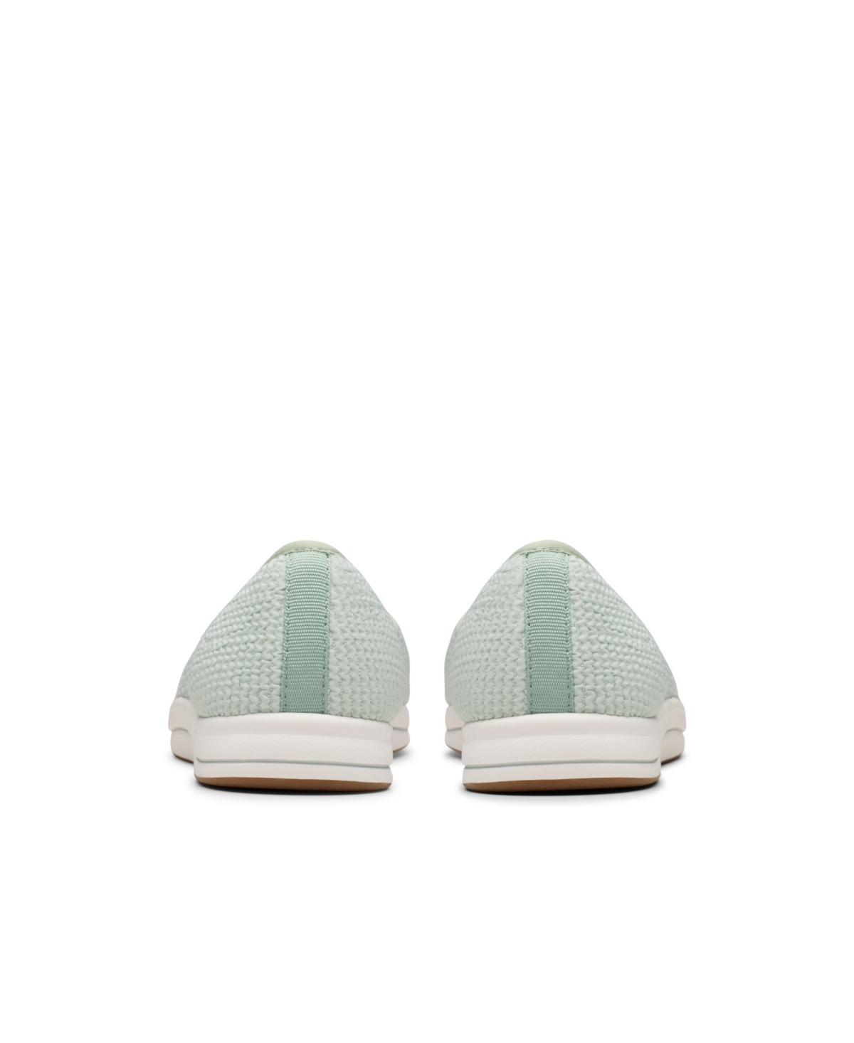 Clarks Cloudsteppers Women's Breeze Stretch Slip-on Shoes In Mint Textile