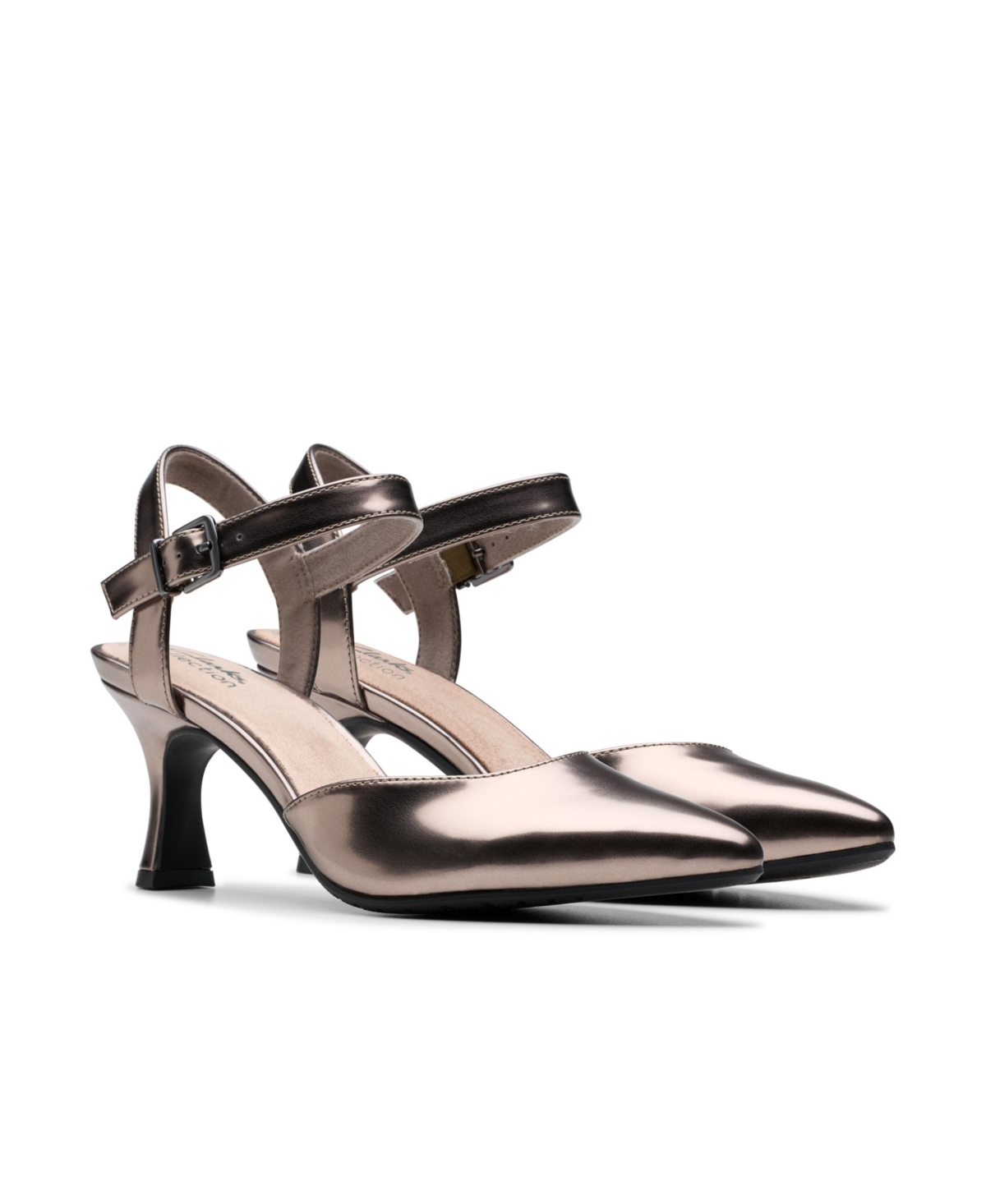 Clarks Collection Women's Kataleyna Cora Pointy Toe Pumps In Gun Metal