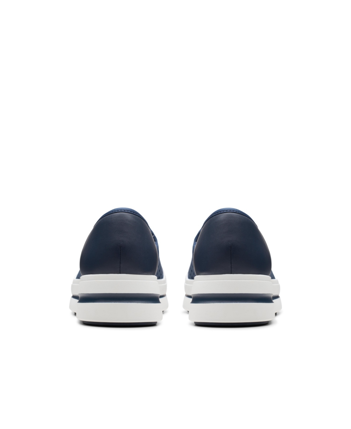 Clarks Cloudsteppers Women's Audreigh Star Slip-on Shoes In Navy Textile