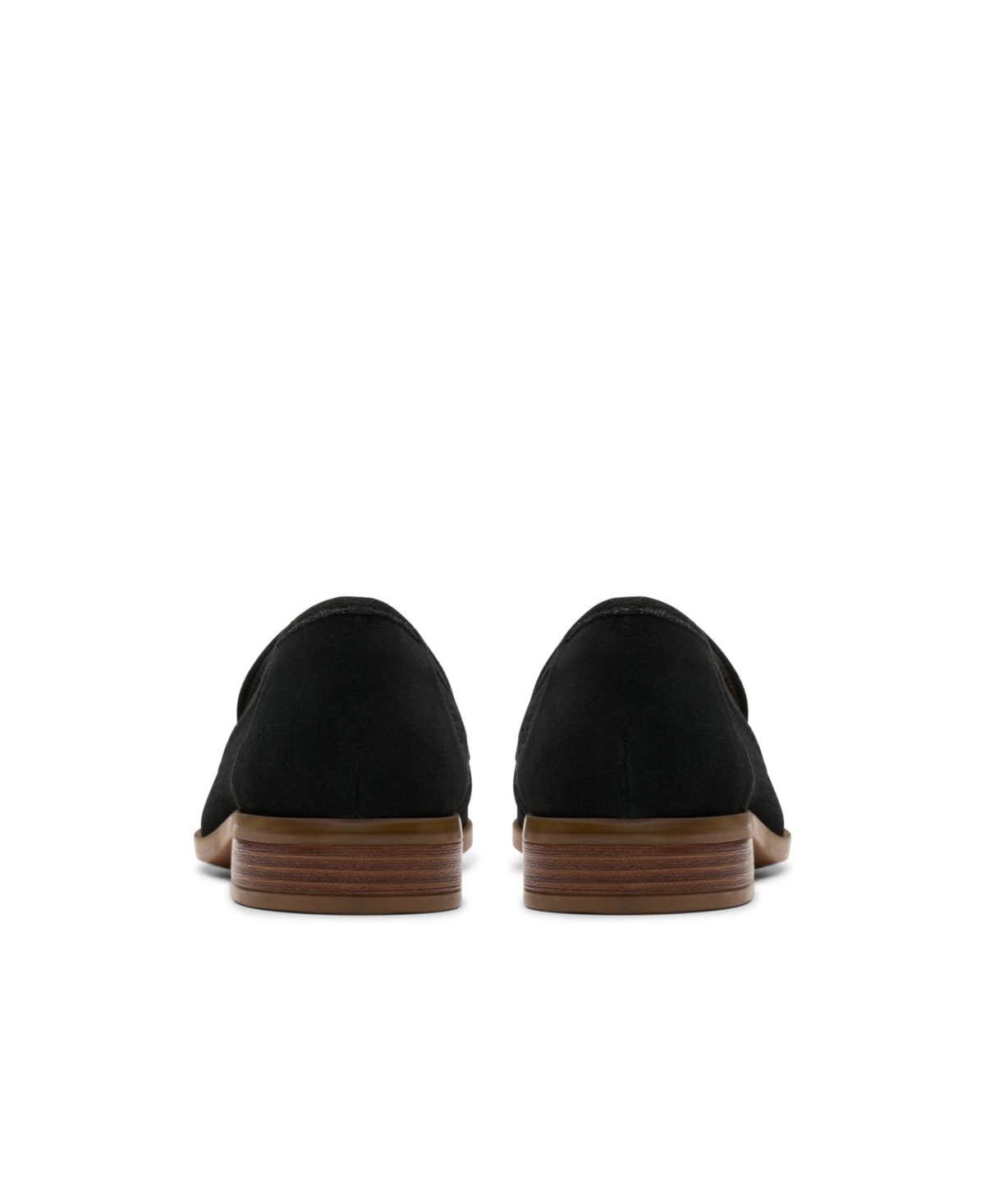 Clarks Trish Cove In Black Suede