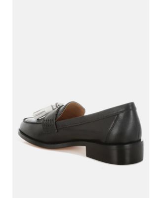Yelena Real Leather Tassel Loafers