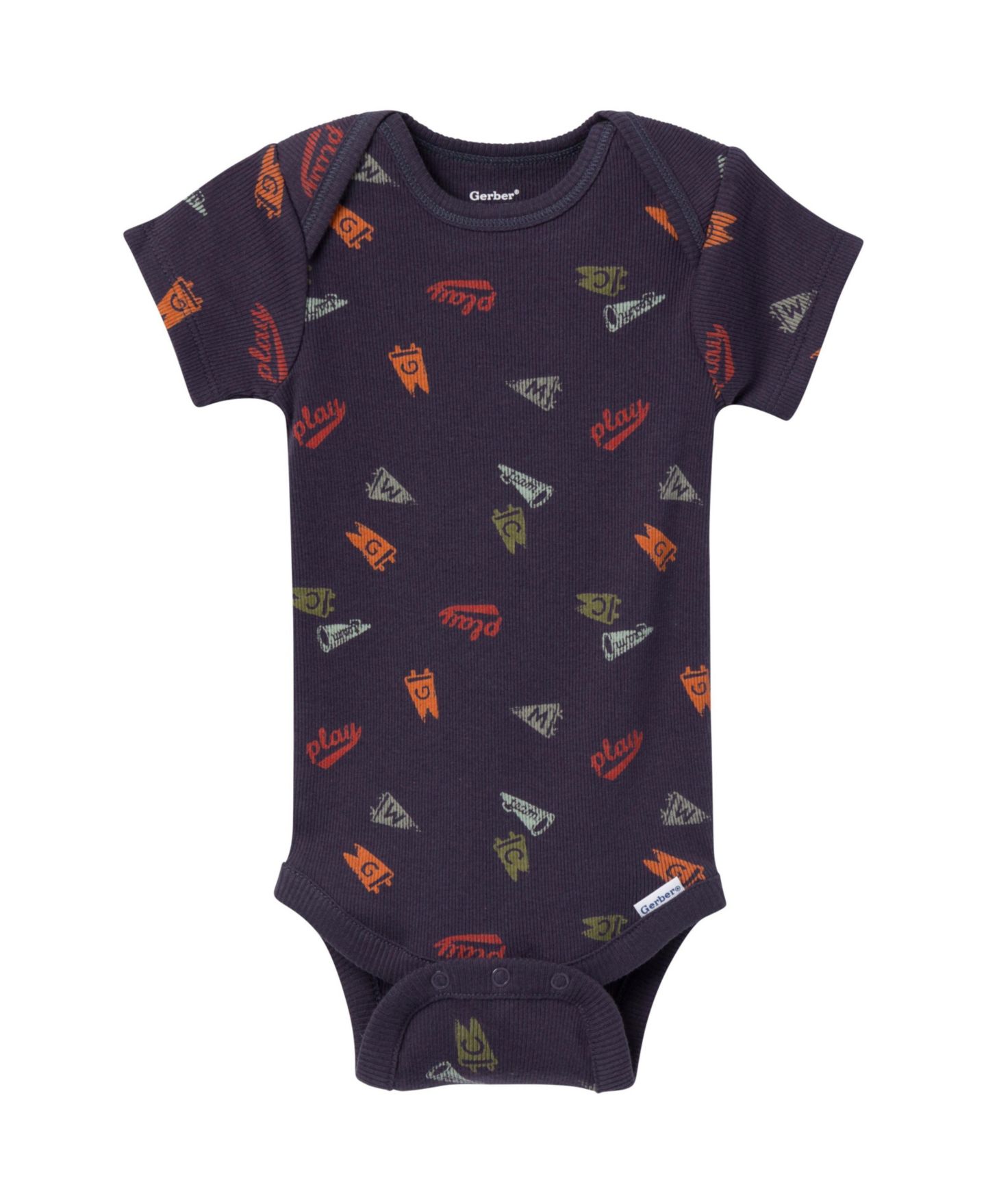 Боди Onesies, 6 шт. — Gerber, цвет: Синий клетчатый — фото 7