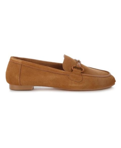 Женские туфли Rag & Co Awen Monochromatic Horsebit Real Suede, цвет: Бежевый / Хаки