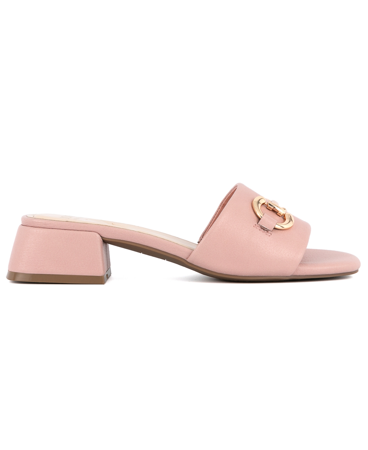 Jones New York Women's Uniqua Block Heel Dress Sandals In Blush