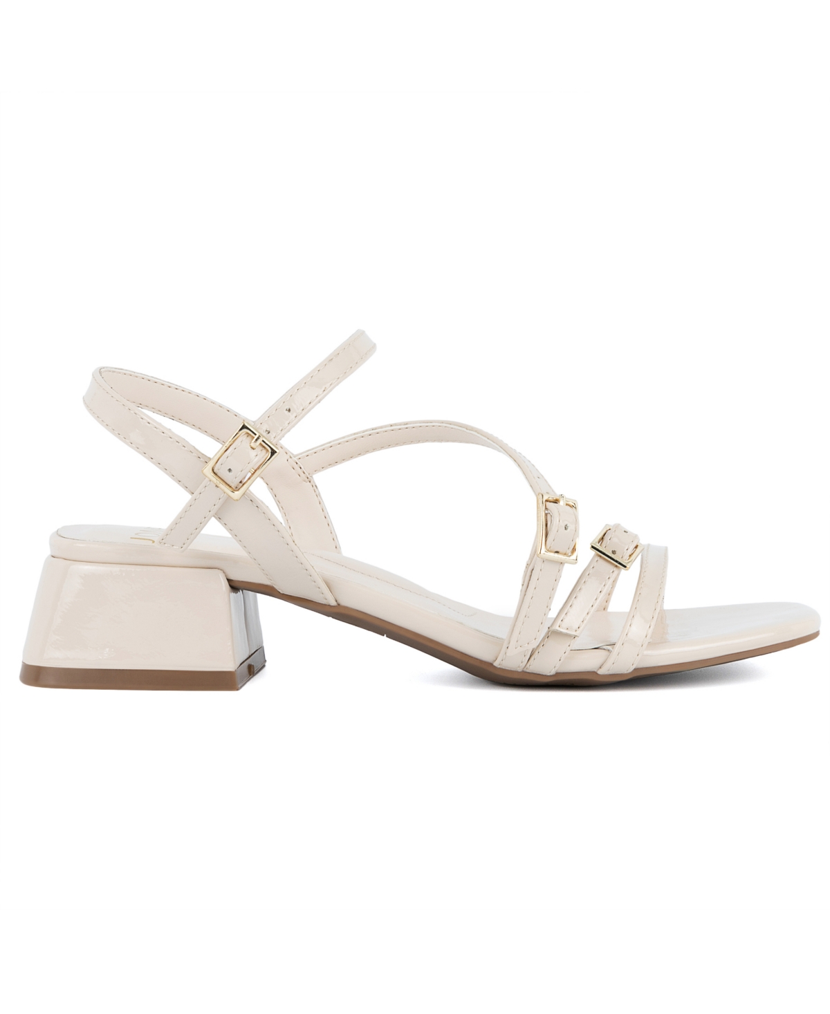 JONES NEW YORK WOMEN'S UNASYN BLOCK HEEL STRAPPY DRESS SANDALS 