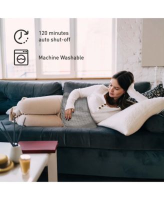 Cozy Comfort Bundle – Electric Heated Microplush Blanket and Heating Pad Set