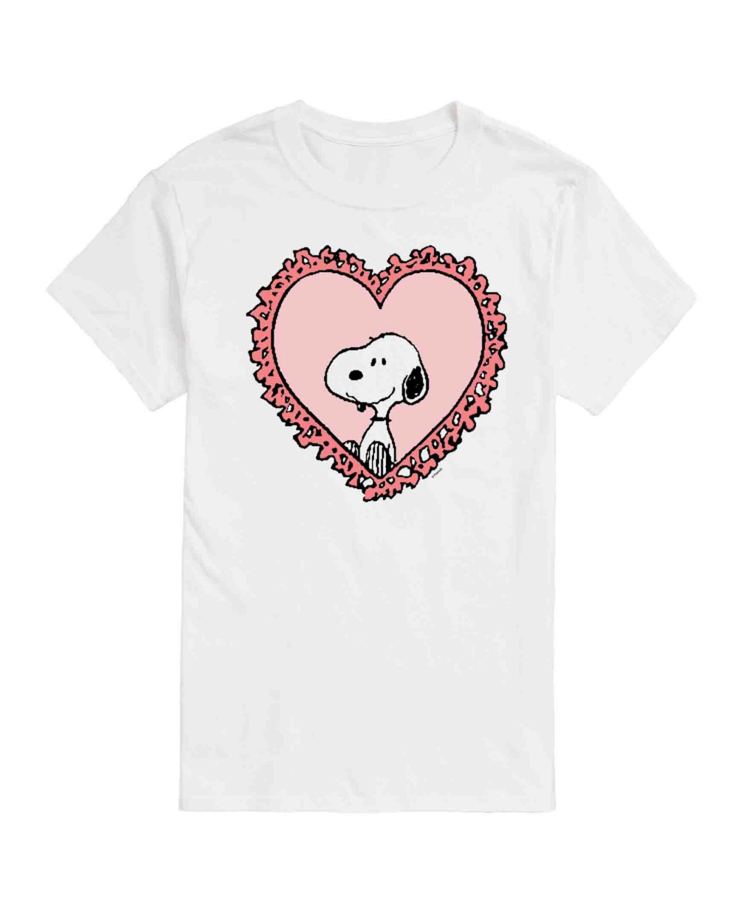 Men's Peanuts Snoopy Heart Short Sleeve T-Shirt