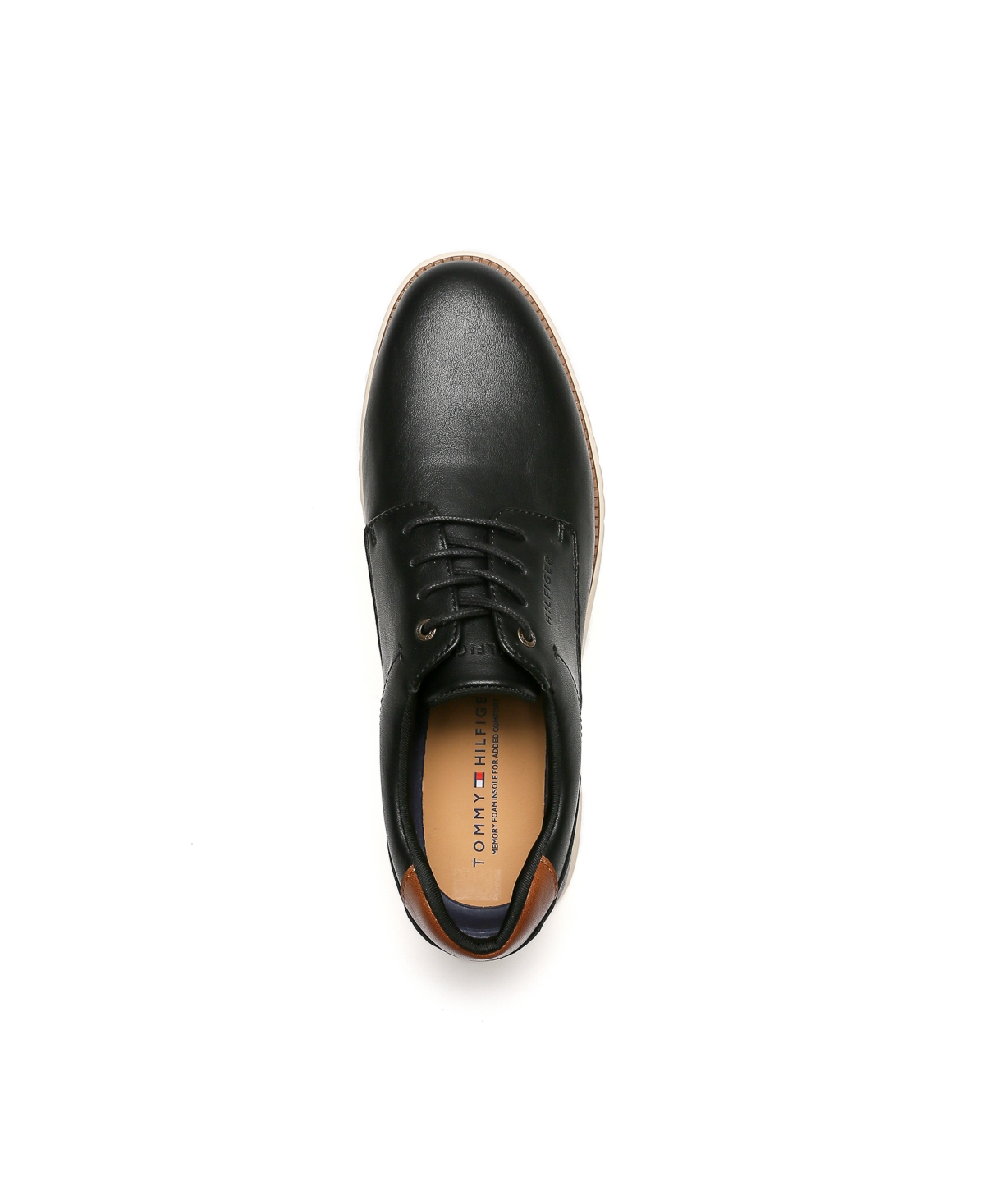 Tommy Hilfiger Men's Zell Casualized Hybrid Oxfords Shoe In Black