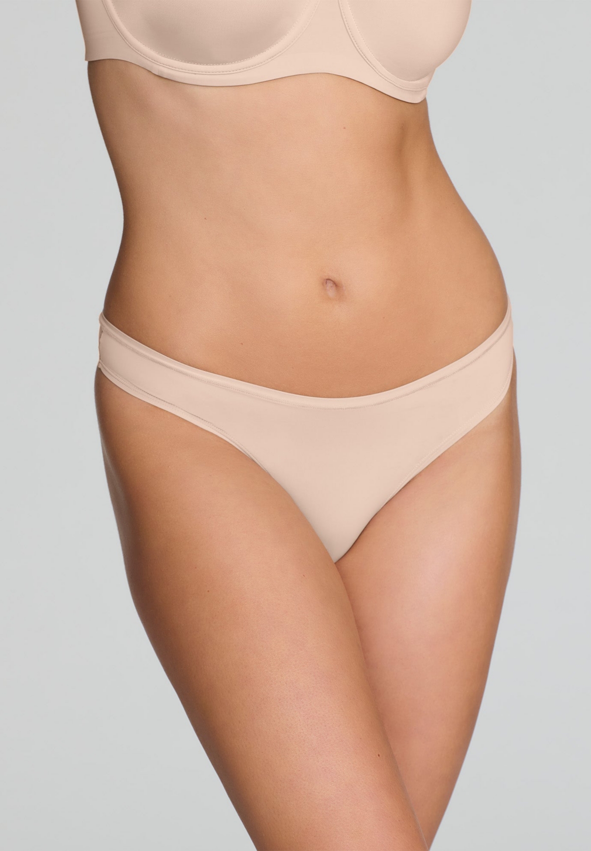 Plus Size The Thong - Micro - Taupe