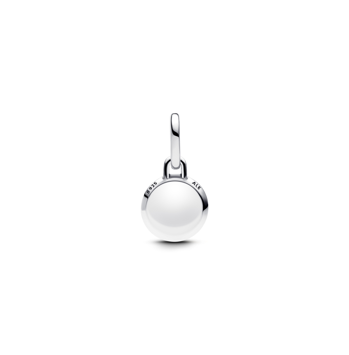 Pandora Engravable Evil Eye Murano Glass Mini Dangle Charms In Sterling Silver