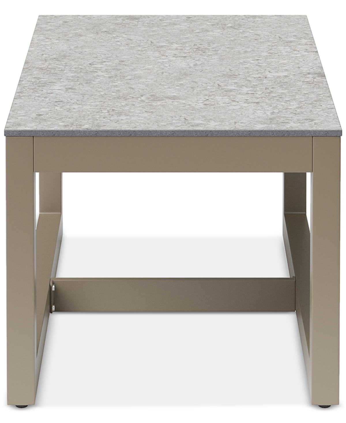 Agio Sonetta Outdoor Coffee Table In Light Beige